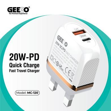 Geeoo MC-120M Multi Port Charger w/Type B Cable