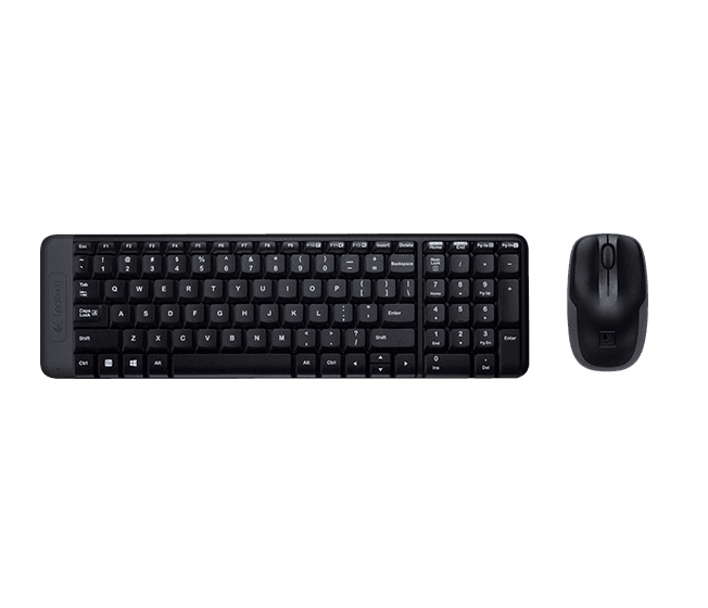 Logitech MK220 Wireless Keyboard and Mouse Combo Black (920-003554)