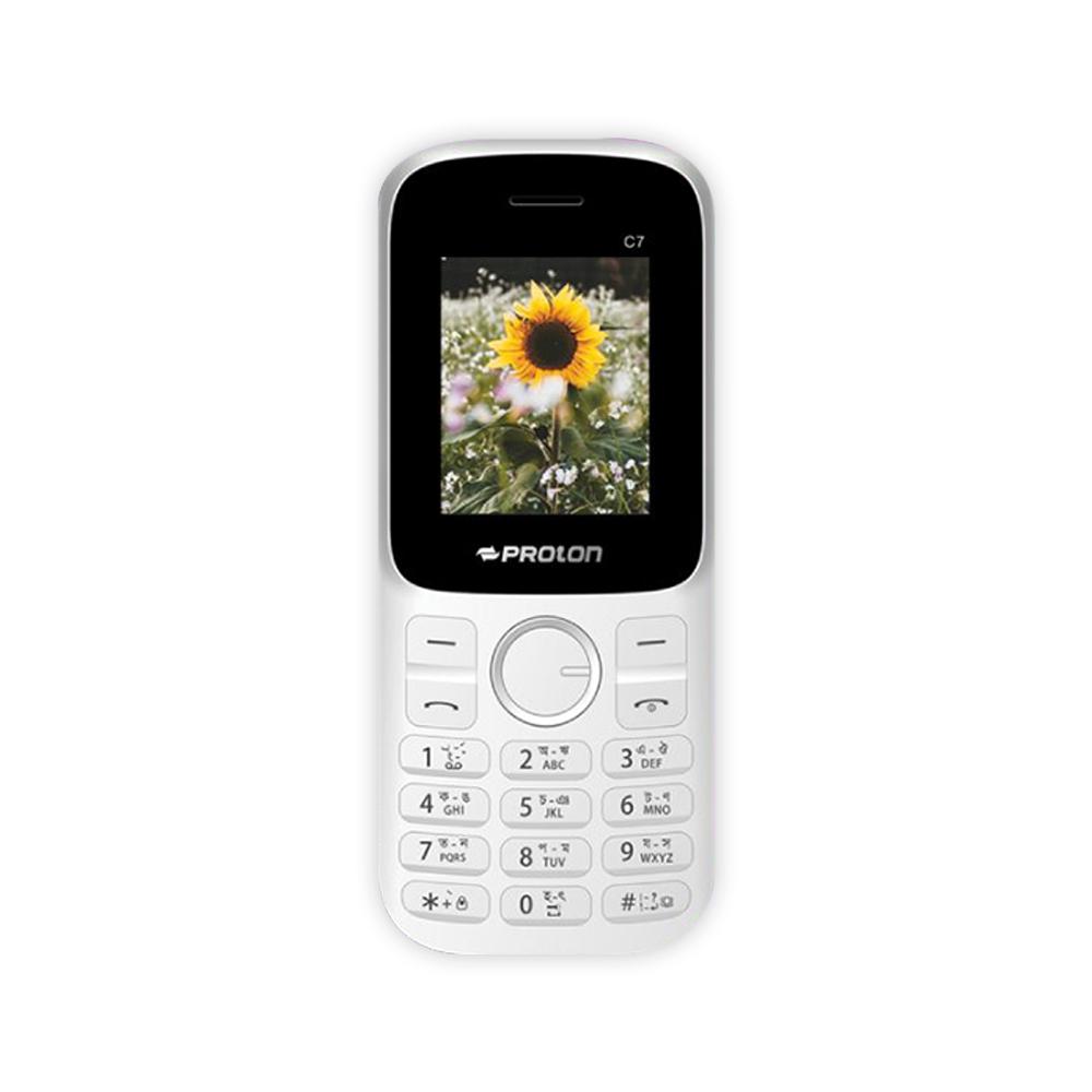 Proton C7 Dual Sim Phone (White)