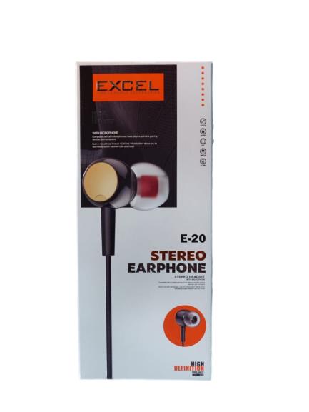 Excel E-20 Wired Earphone (White)