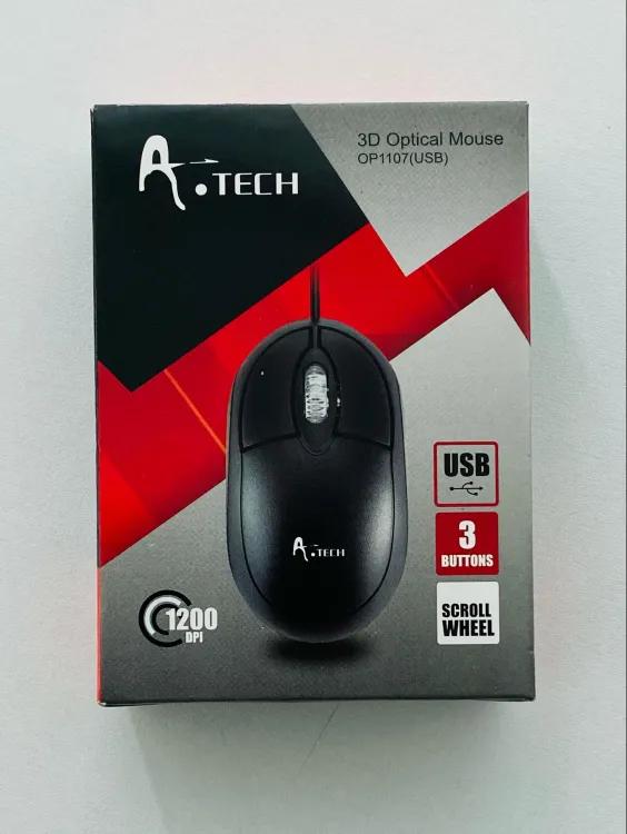 A. Tech OP1107 USB Optical Mouse