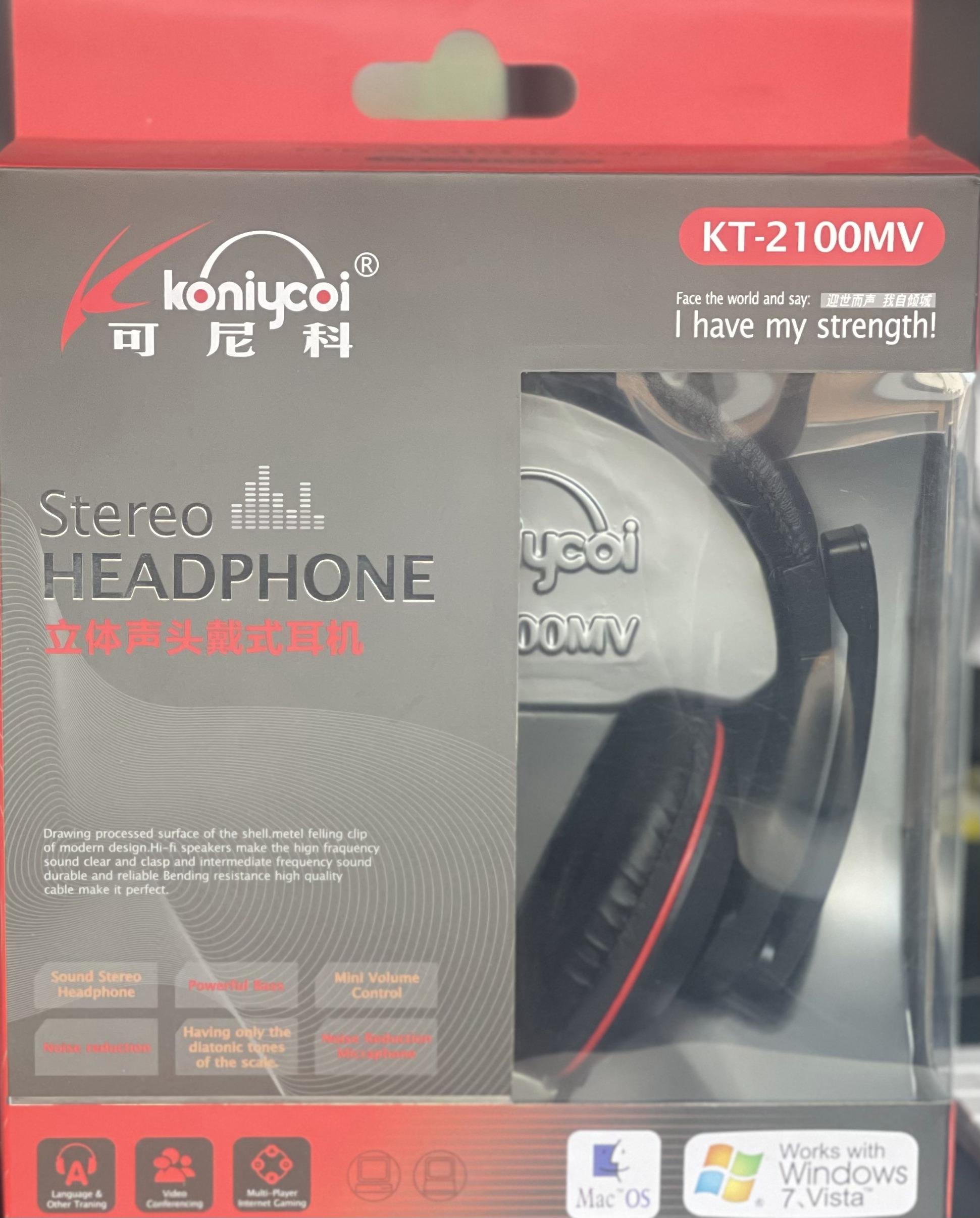 Koniycoi KT-2100MV Headphone w/ Mic