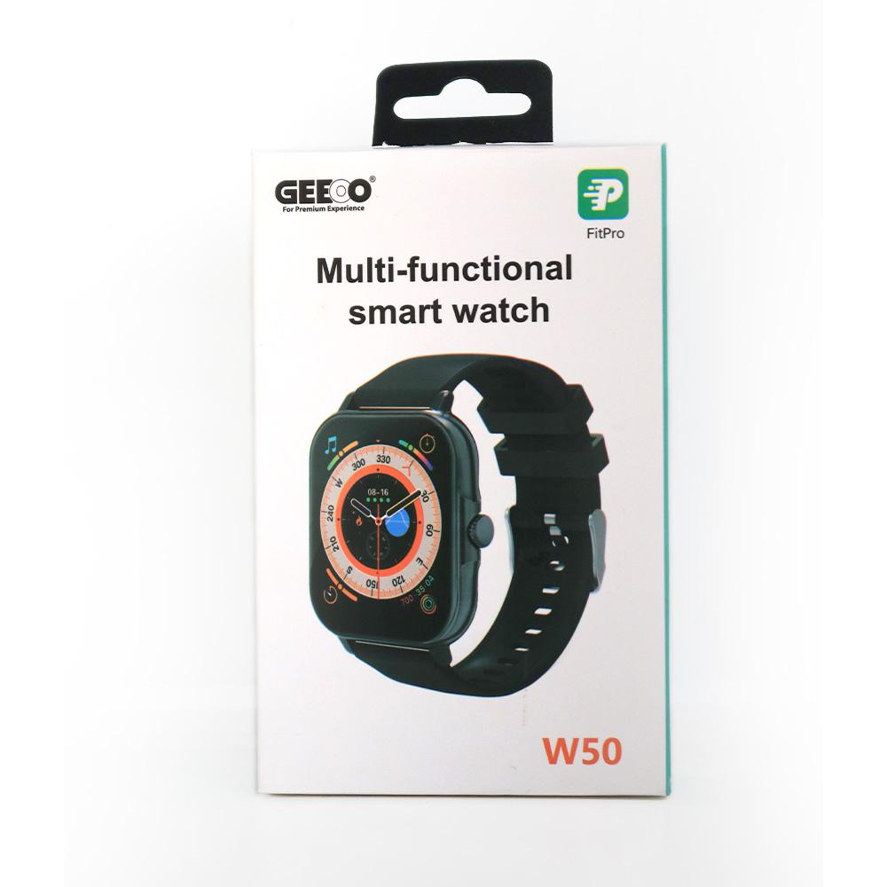 Geeoo W50 Smartwatch (Silver)