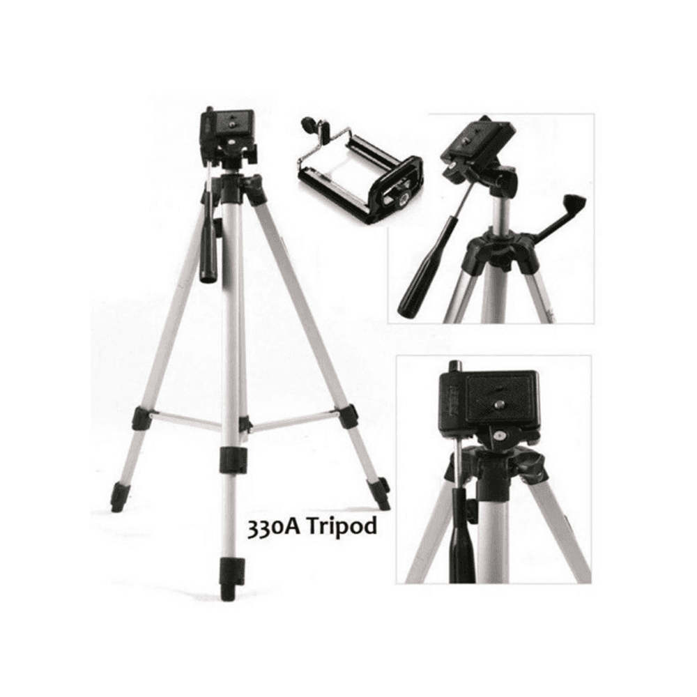 Tripod 330A Professional Stand With Mobile Holder
