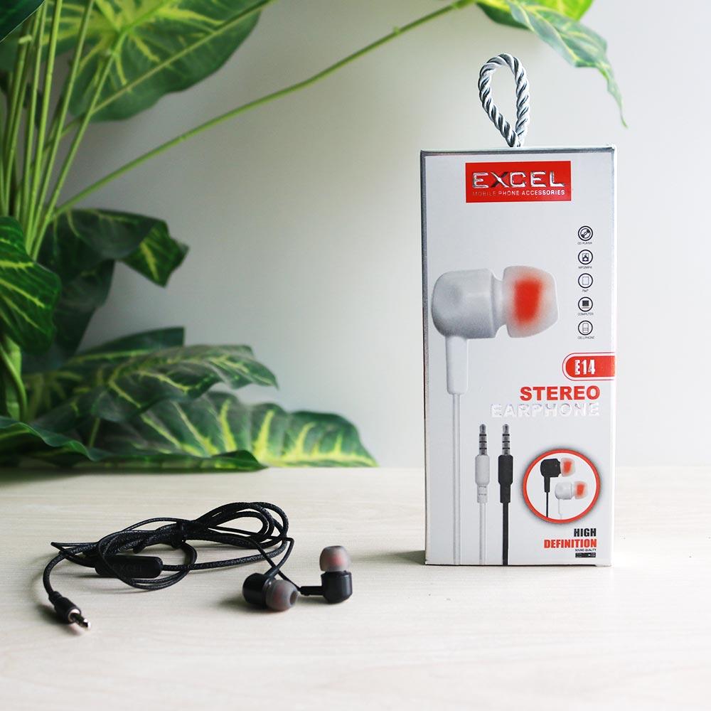 Excel E14 Wired Earphone (Black)