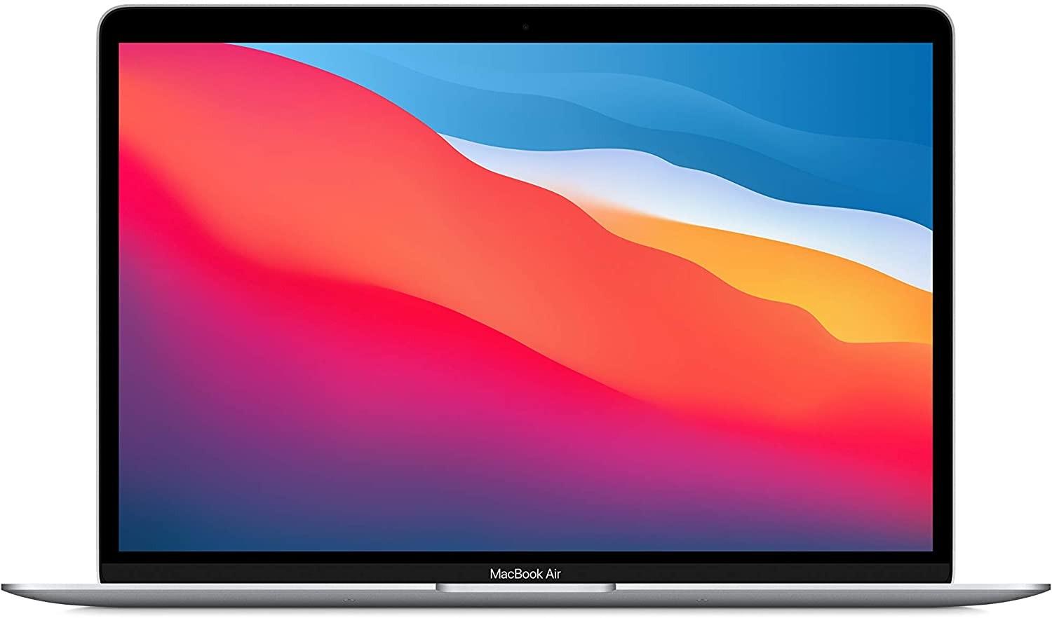 Apple MacBook Air 13.3 inch Retina M1 chip 8-core CPU 8C GPU with 512GB SSD and Silver Color Laptop | MGNA3