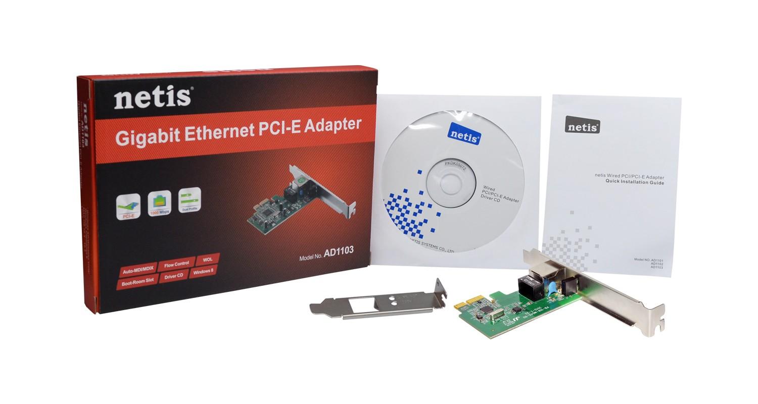 Netis AD1103 Gigabit Ethernet PCI-E Adapter