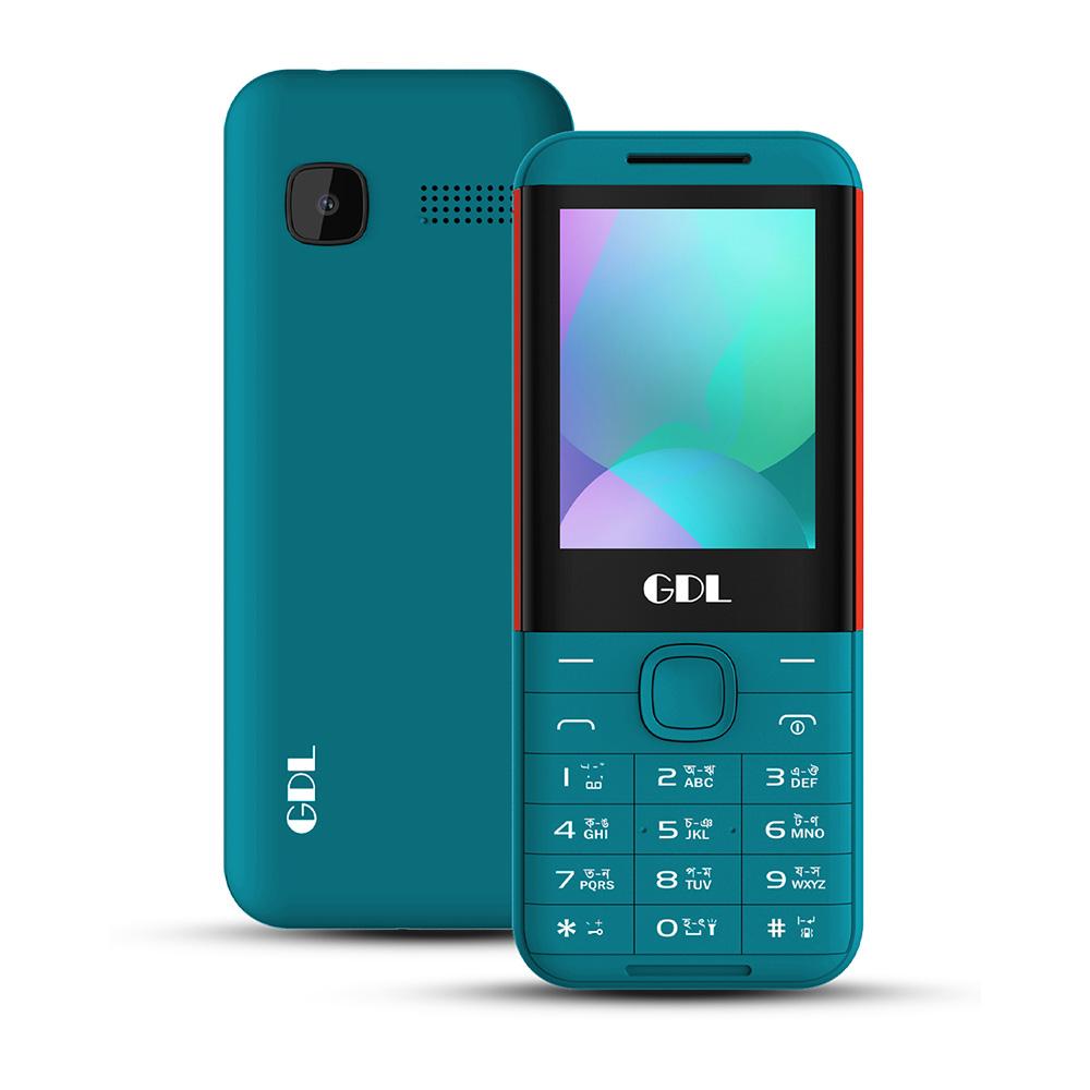 GDL G8+ Dual Sim Phone-(Peacock Blue)