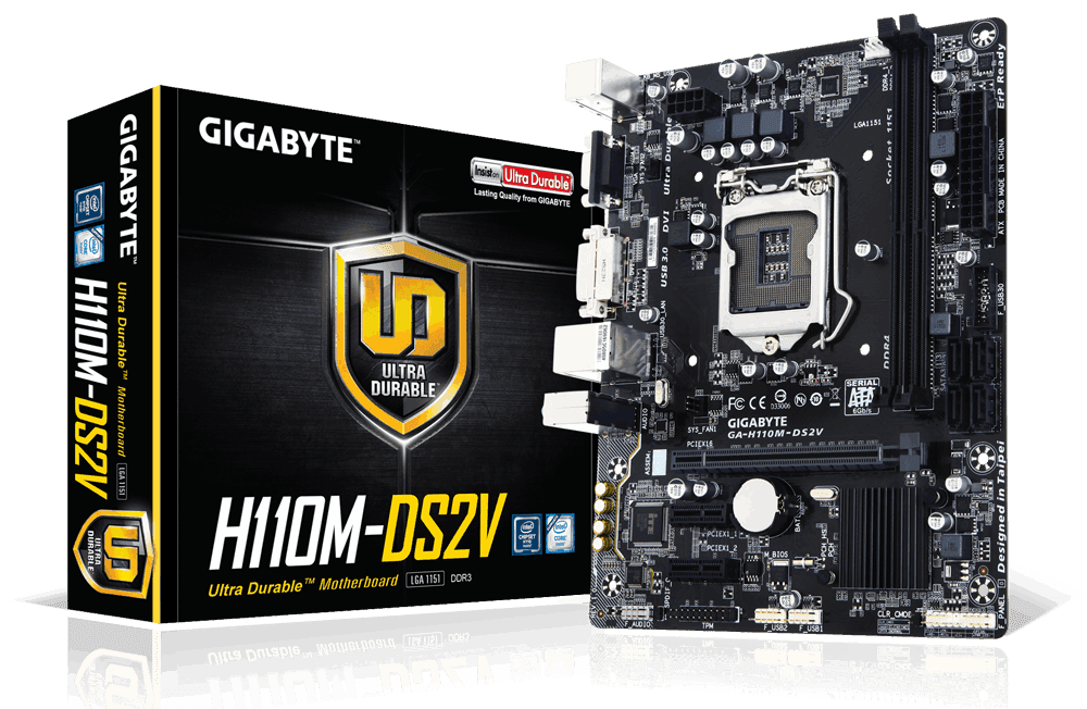 Gigabyte H110M-DS2V DDR4 Motherboard