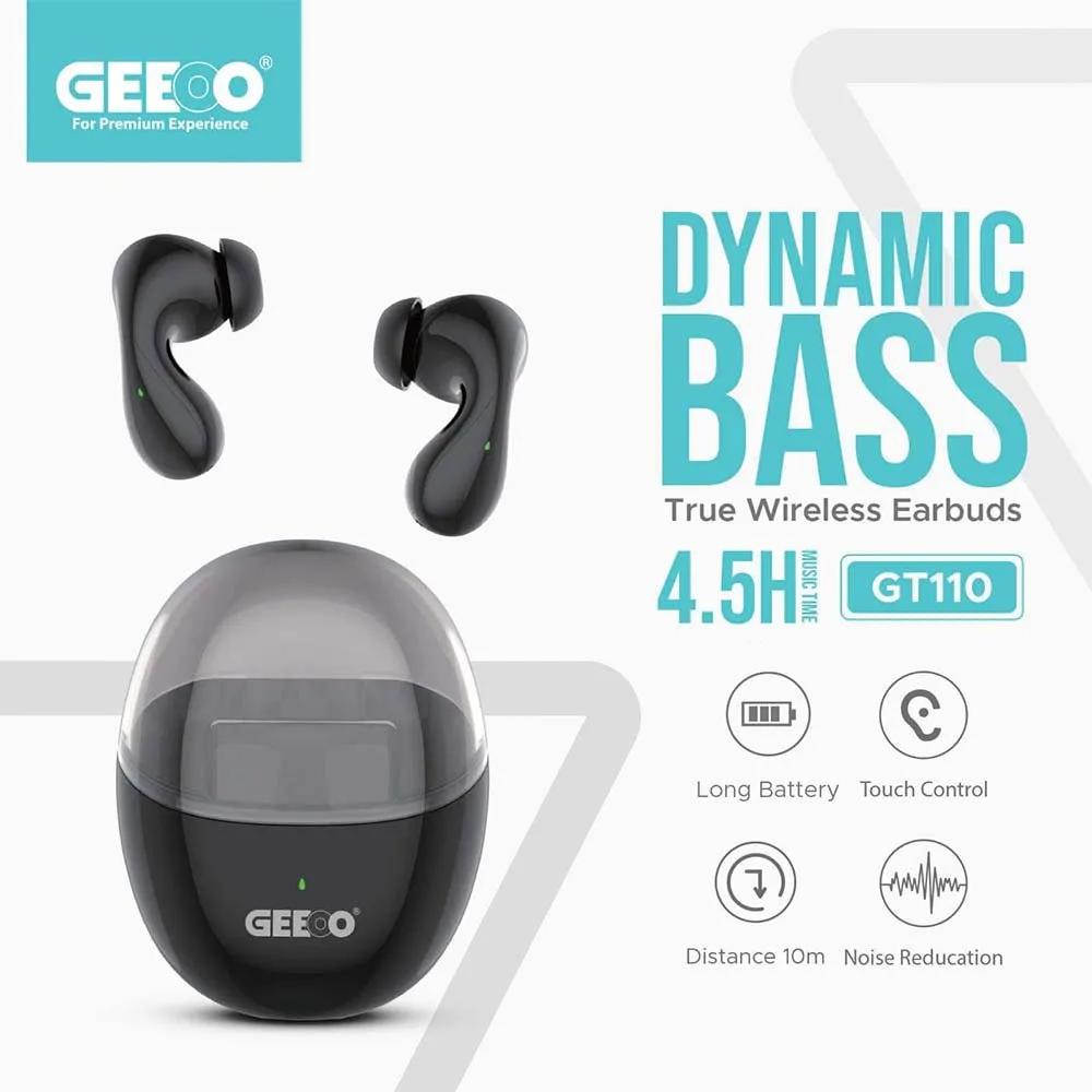 Geeoo GT-110 Wireless Earphones (White)