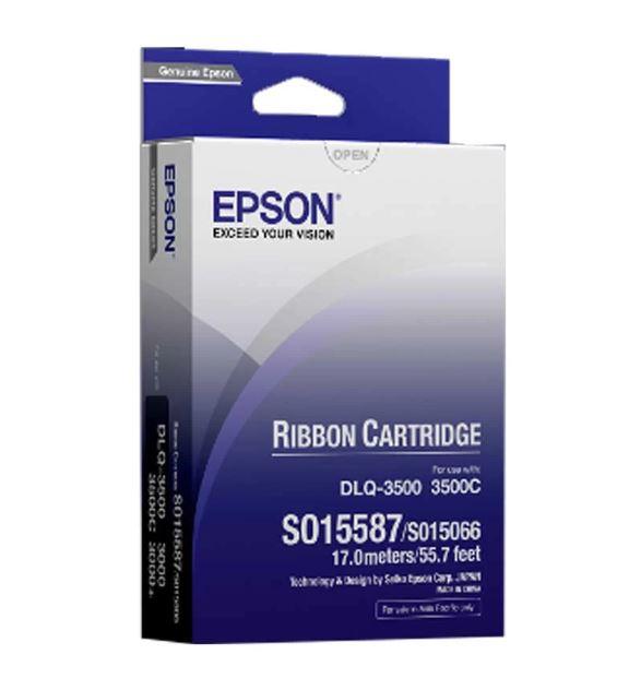 Epson S015139 Black Ribbon Cartridge for DLQ-3500 Printer #C13S015571